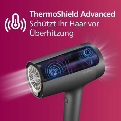 Philips Haartrockner der Serie 7000, mit Leichtigkeit trocknen und stylen, ThermoShield Advanced Tec