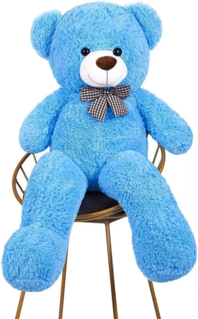 SNOWOLF XXL Teddybär 120cm Riesen Weiches Spielzeug gross Stofftier Plüschtier Plüschbär Kuschelbär