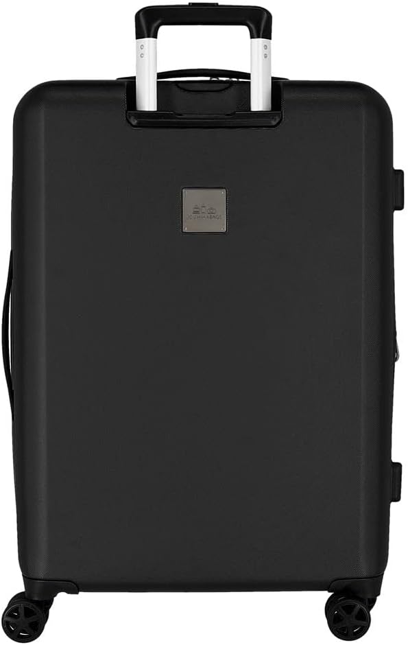 Disney 100 Special Shine Mickey Silver Medium Koffer Schwarz 48x70x26 cm Starres ABS Integrierter TS