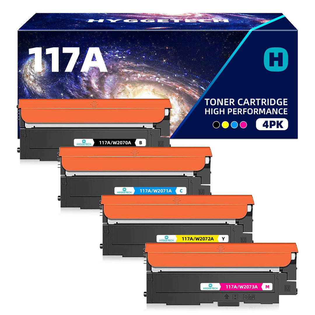 Hyggetech 117A Kompatible HP 117A Set Toner für Color Laser MFP 179fwg Color Laser MFP 178nwg Color