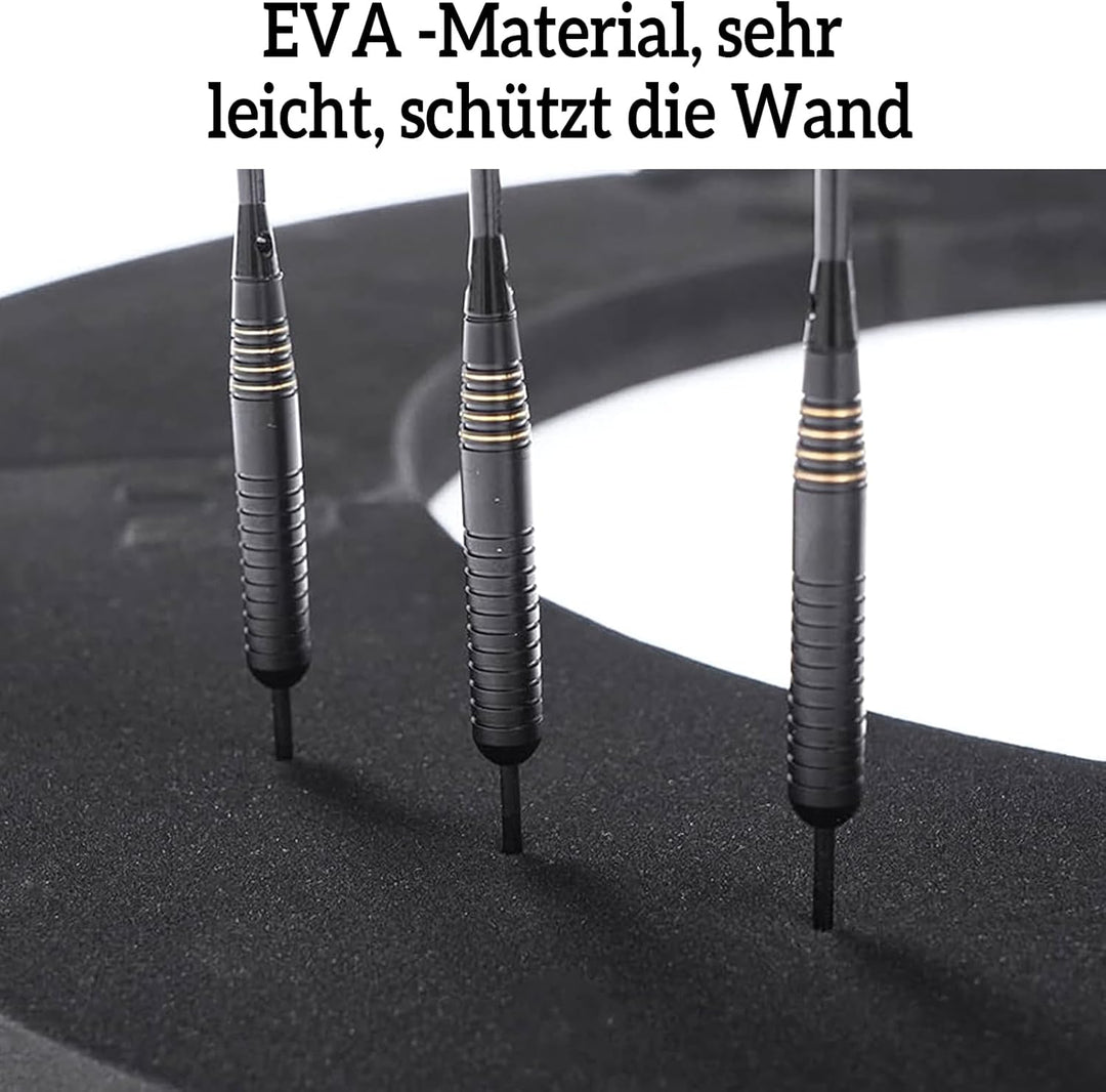 Dartscheibe Schutzring Innerer Kreis 45.5cm Aussenring 72cm,5pcs Eva Dartscheibe Umrandung, Dartboar