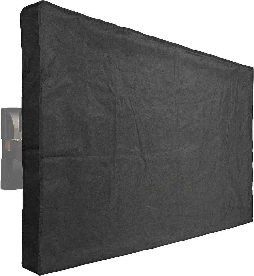 infactory Schutzhülle: Outdoor-TV-Abdeckung, für Geräte mit 55" - 58", wetterfest, schwarz (Fernsehe