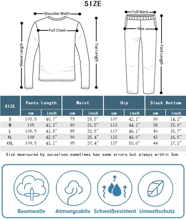 2er-Pack Schlafanzughose Herren Lang Leichte Pyjamahose aus Baumwolle Loungewear Hosen Schlafhose Fr