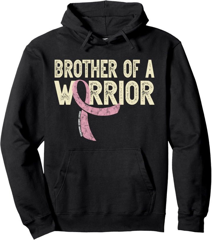 Brother of a Warrior Brustkrebs-Bewusstseinsband Pullover Hoodie
