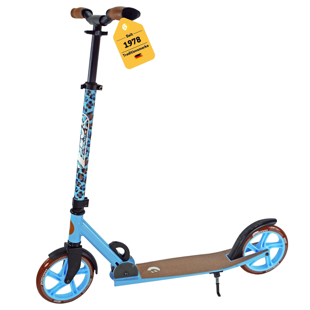 Best Sporting Scooter Erwachsene und Kinder I klappbarer Roller mit Ständer I stilvoller City-Roller