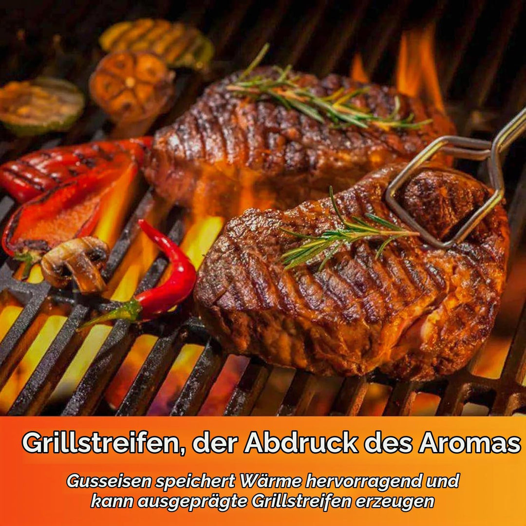 GRISUN 38cm x 28.6cm Grillroste für Weber Spirit 200 Serie mit Seitenbedienfeld, für Spirit E210, fü