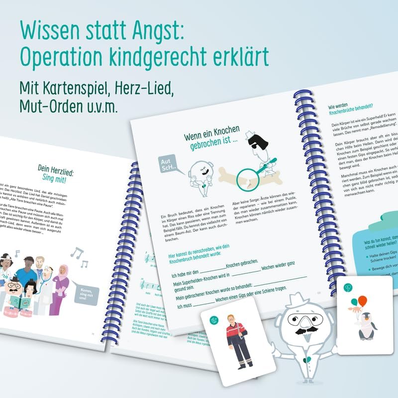 Kinderherzbuch Verlag – Kinderbuch Öffne Dein Herz: Operation Mitmachbuch für Kinder (4-11 Jahre) zu