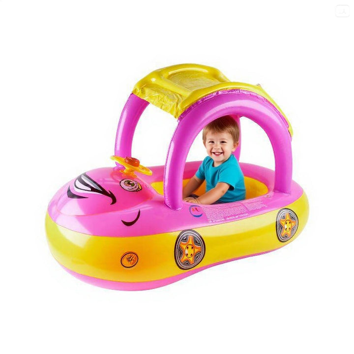 Schwimmring Baby Mit Sonnendach, Float Schwimmreifen Baby, Pool Sicherheitssitz, Aufblasbares Spielz