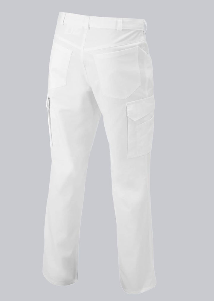 BP 1641-558-21-Mn Unisex-Jeans, Jeans-Stil mit mehreren Taschen, 245,00 g/m² Stoffmischung, weiss, M