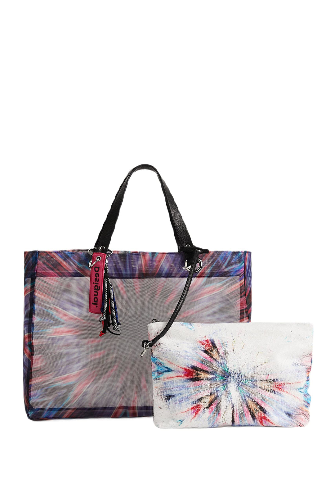 Desigual Womens BOLS_CALEIDOSCOPE ME Shopping Bag, Blue