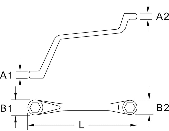 KS Tools 518.0307 Bremsen-Entlüftungsschlüssel, 7mm
