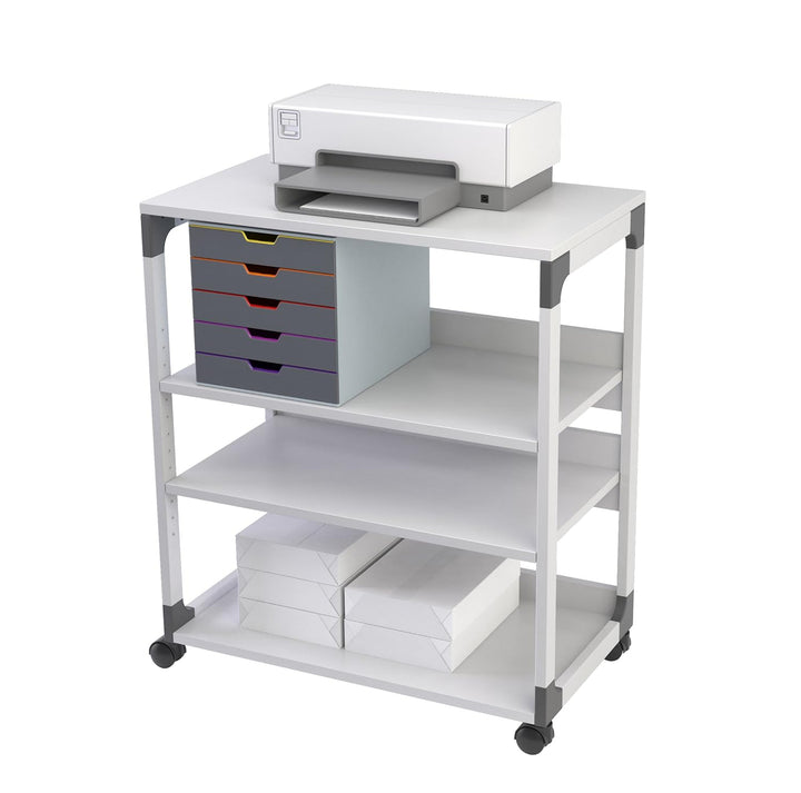 Durable System Multi Trolley 88, grau,glasfaserverstärkte Ecken, Kippschutz - 750 x 879 x 432 mm, 37