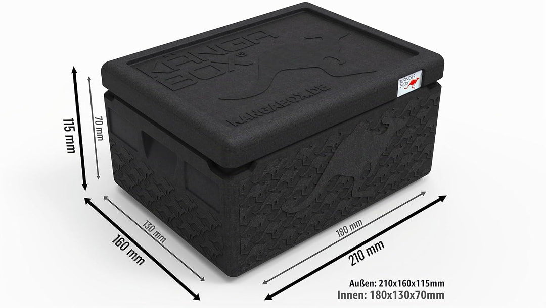 Mini Thermobox kalt &amp; warm 1,5L – Ideal als Lunchbox oder Brotdose - Ultraleicht &amp; perfekt schliesse