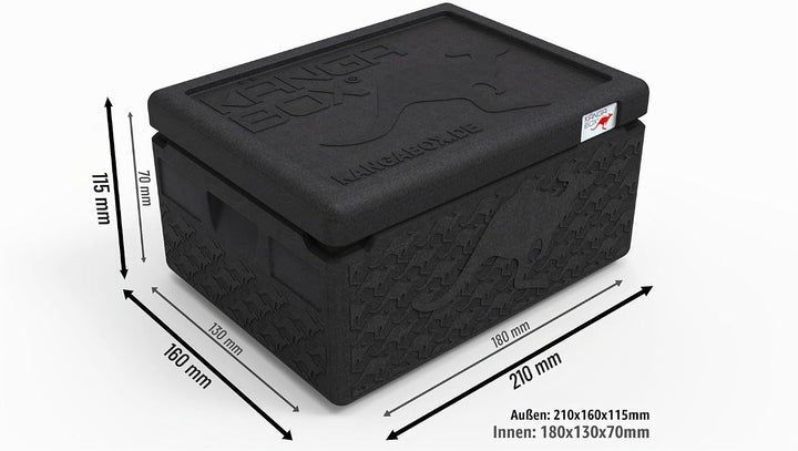 Mini Thermobox kalt &amp; warm 1,5L – Ideal als Lunchbox oder Brotdose - Ultraleicht &amp; perfekt schliesse