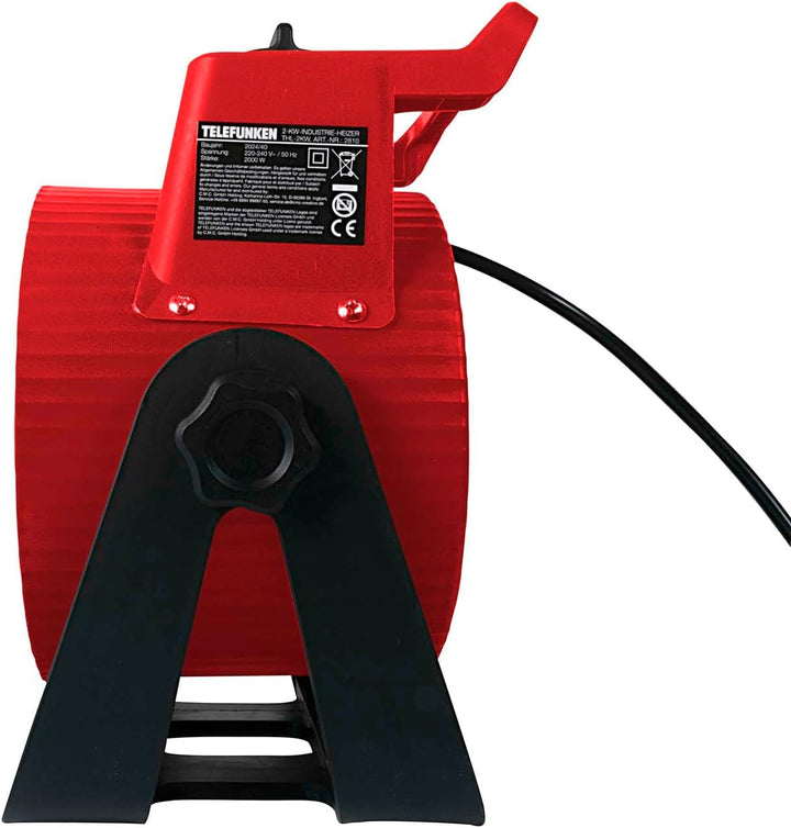 TELEFUNKEN Bauheizer Industrie Heizer Keramikheizer Heizgebläse elektrischer Heizlüfter Heizstrahler