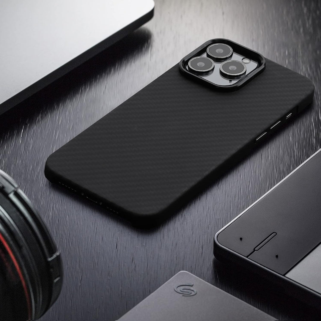 kalibri Schutzhülle kompatibel mit Apple iPhone 14 Pro Max - Hülle Aramid - Handy Cover Case Handyhü