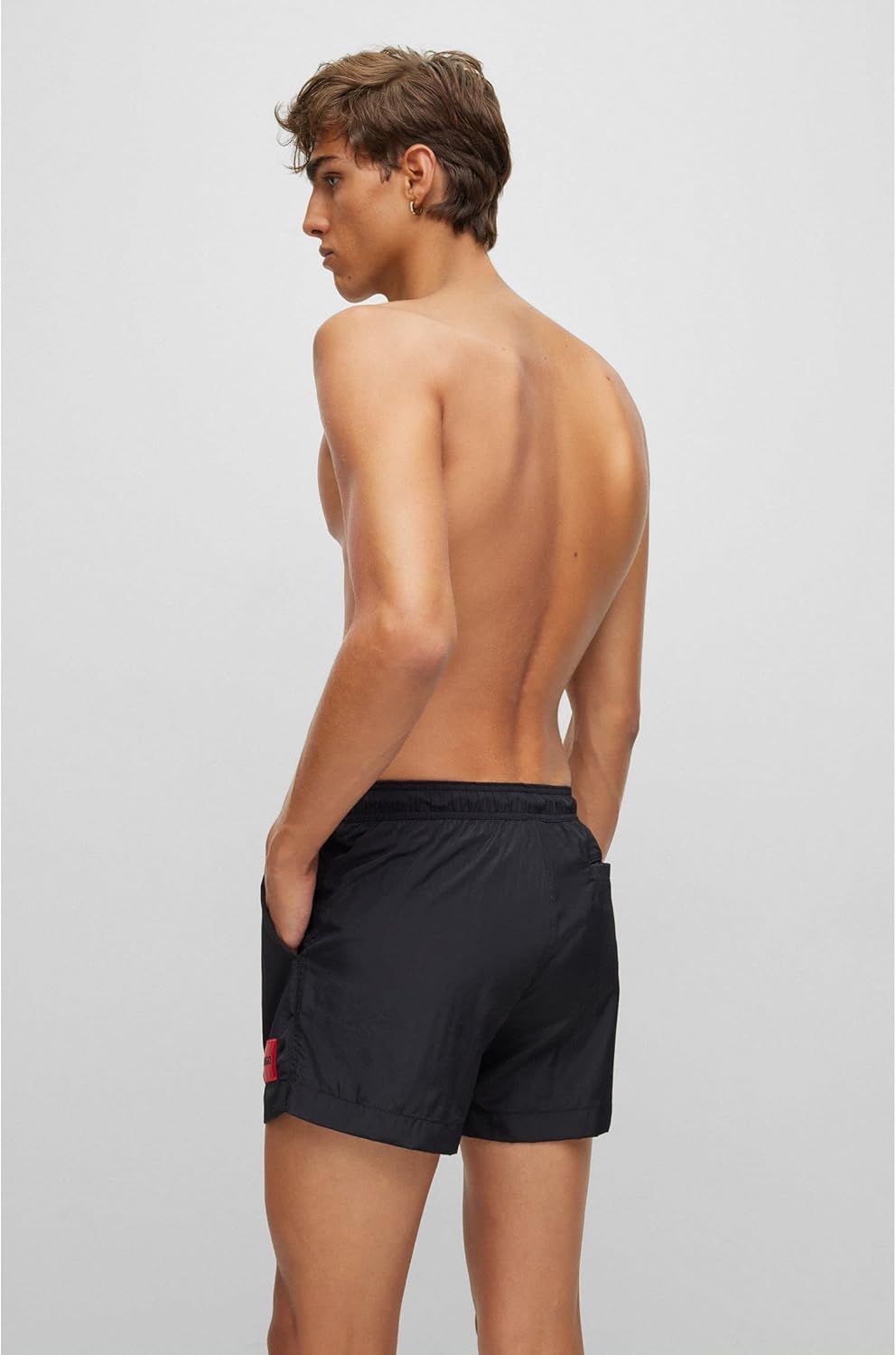 HUGO Herren Dominica Badehose S Black1, S Black1