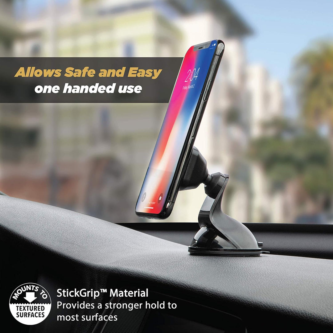 Scosche MMWSM-2PKXCES0 MagicMount Select Magnetisches Telefon, GPS oder Tablet Saugnapfhalterung, 36