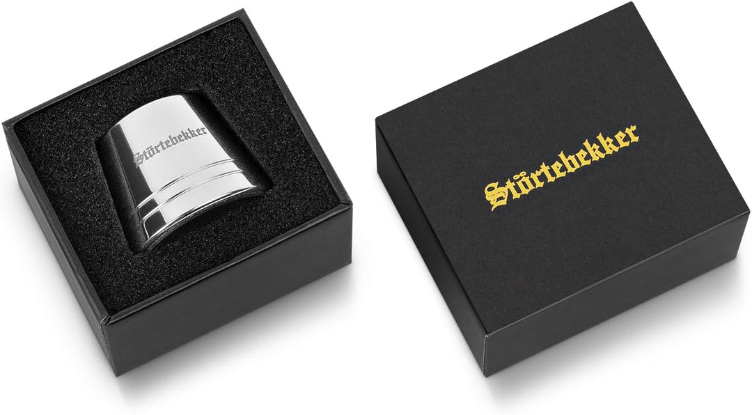 Störtebekker® Premium Rasierständer 'Hamburg' aus Edelstahl in Silber - geeignet für (Störtebekker®)