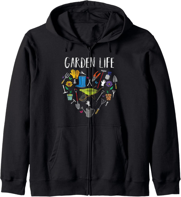 Funny Garden Life Gardening Gift Ideas for Men Women Teens Kapuzenjacke