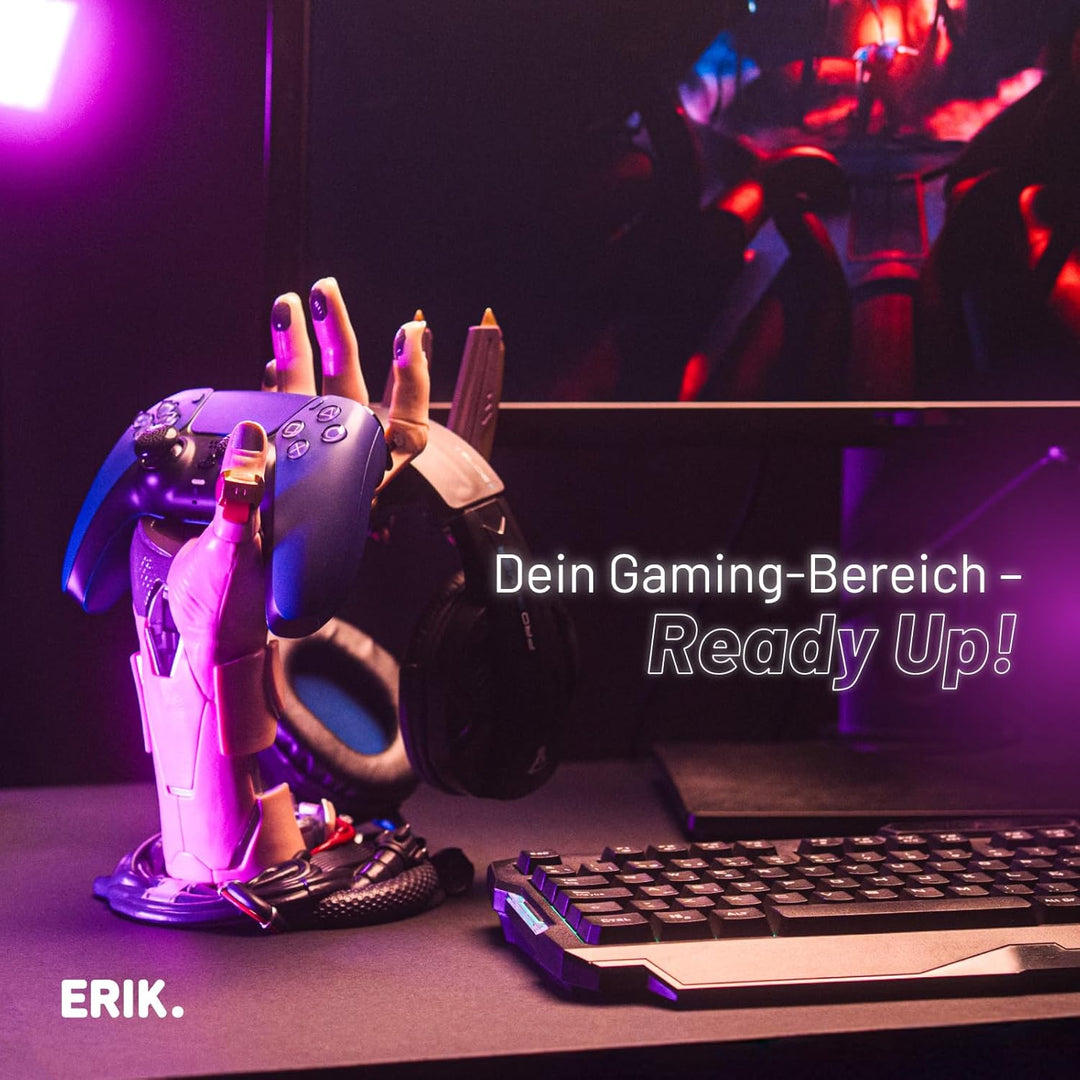 Grupo Erik Gaming Controller Halter Cyberpunk & Kopfhöre-Halterung | Coole Sachen für Teenager Mädch
