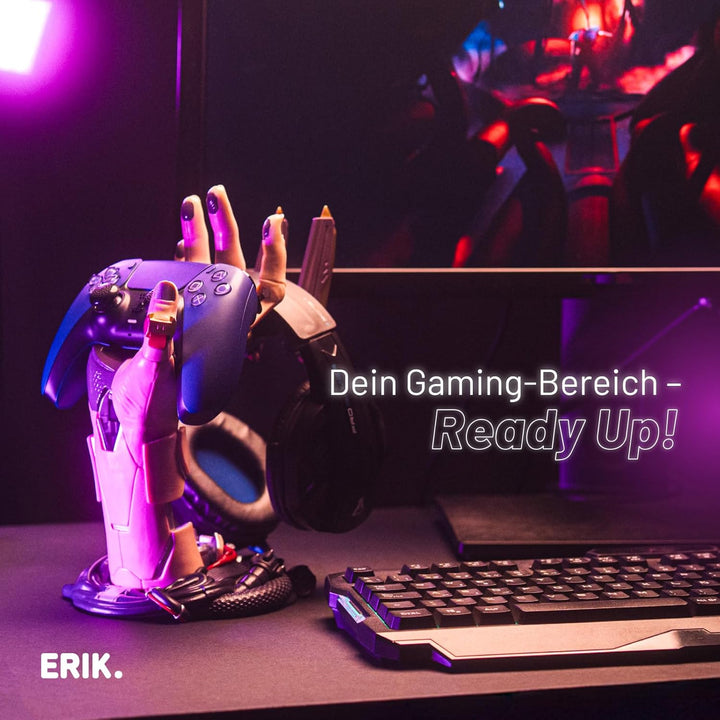 Grupo Erik Gaming Controller Halter Cyberpunk & Kopfhöre-Halterung | Coole Sachen für Teenager Mädch