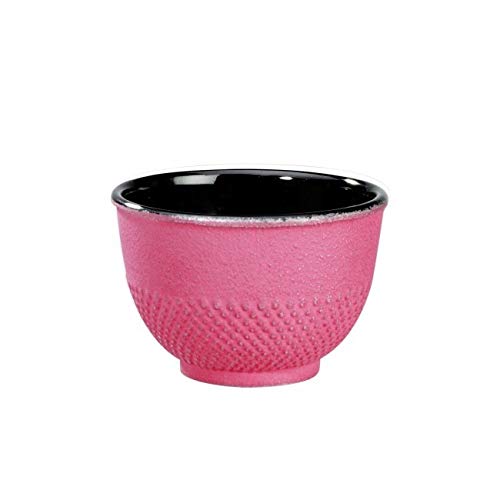 Iwachu - Arare Japan Tee Cup Gusseisen fuchsia-silber 0.1l