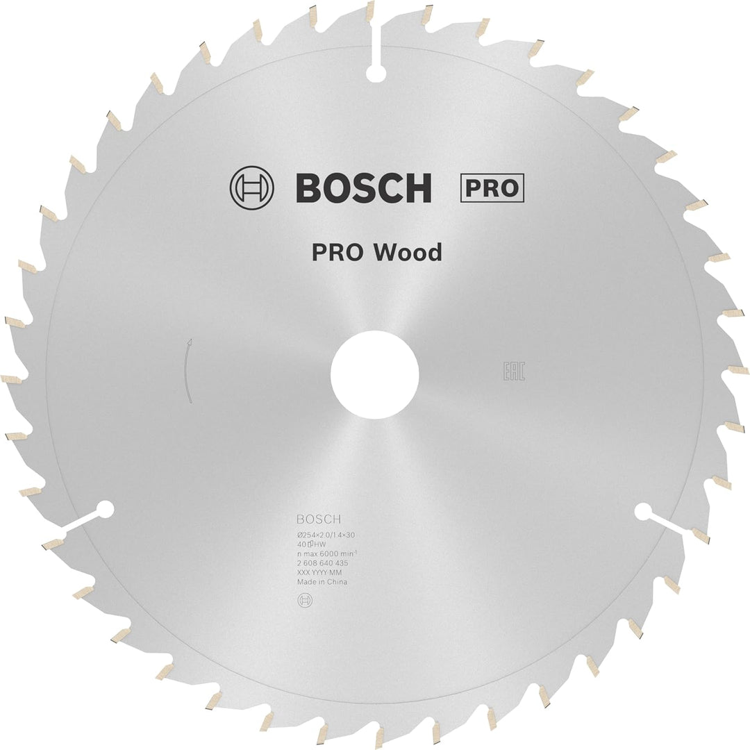 Bosch Accessories Bosch Professional Kreissägeblatt Optiline Wood (für Holz, 254 x 30 x 2,0 mm, 40 Z