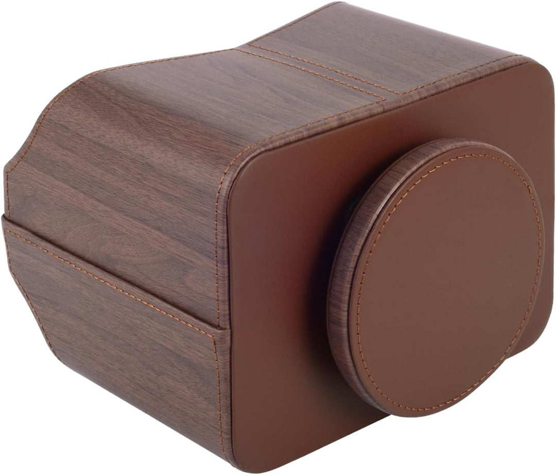 360-drehender Fernbedienungshalter, 5-Teile Nachttisch PU-Leder Multifunktionale Organizer Büro Schr