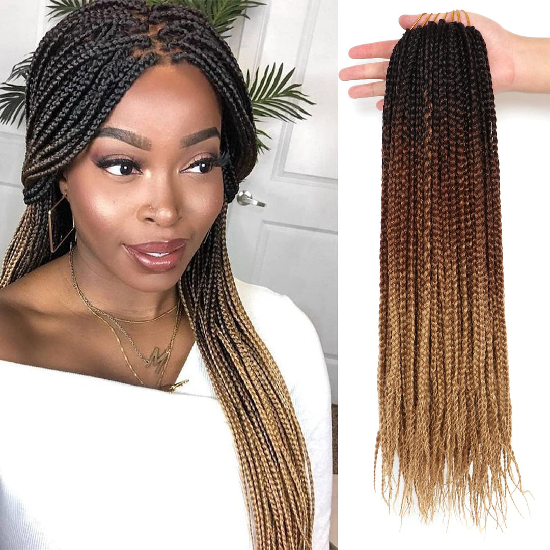 7Packs Box Braids Crochet Braids Hair Extensions Kanekalon Kunsthaar Crochet Hair Braids Haare Kunst