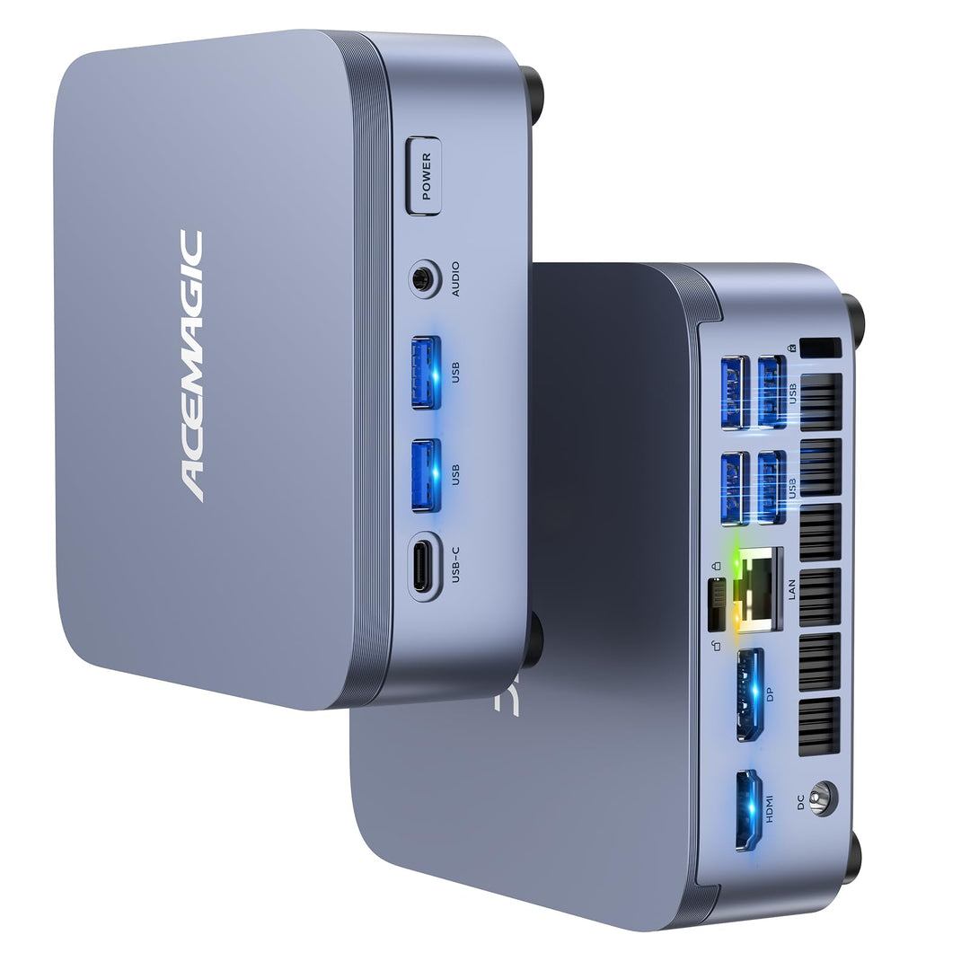 ACEMAGIC M5 Mini PC, 16GB DDR4 500GB SSD Business Desktop PC 16 GB 500 GB, 16 GB 500 GB