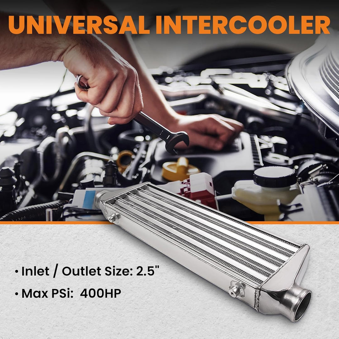 maXpeedingrods KÜHLER Universal 27 x 7 x 2.25" Eingangs-/Auslassgrösse Wasserkühler neu