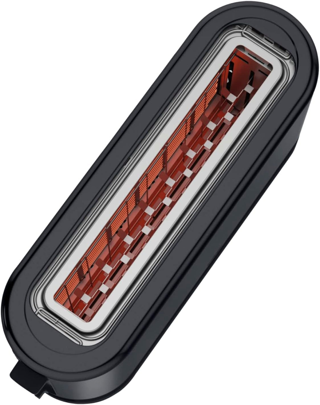 WMF KÜCHENminis Langschlitztoaster, Deep Black Design, 2-Scheiben-Toaster, Kompakt, Für 2 XXL-Toasts