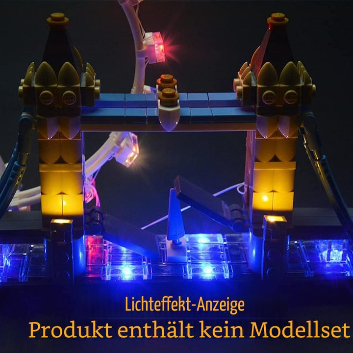 GEAMENT Verbesserte Version Licht-Set für Architecture London Skyline Collection Kompatibel mit Lego