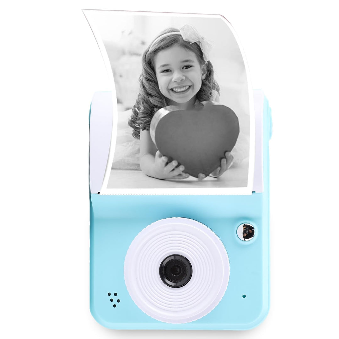 Sofortbildkamera, 48MP 1080P HD Sofortdruck Digitalkamera mit 2,4 Zoll Bildschirm, Tragbare Reisekam