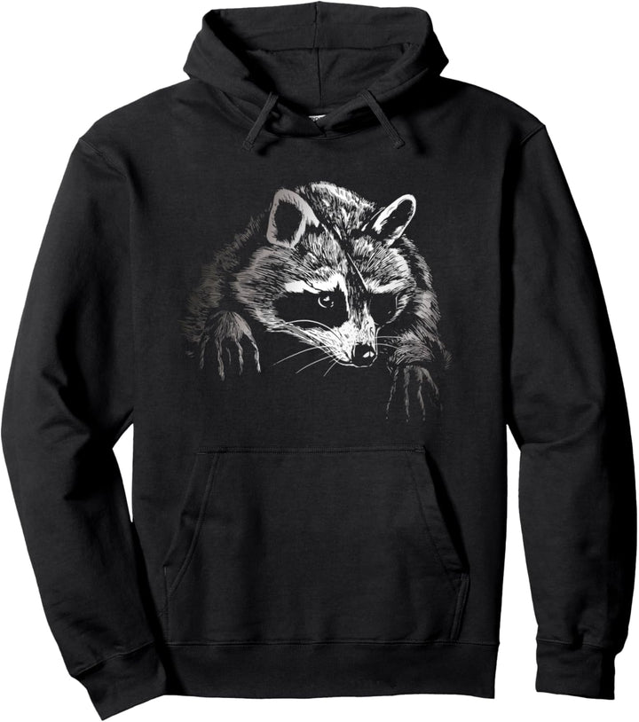 Lustiger Waschbär Pullover Hoodie