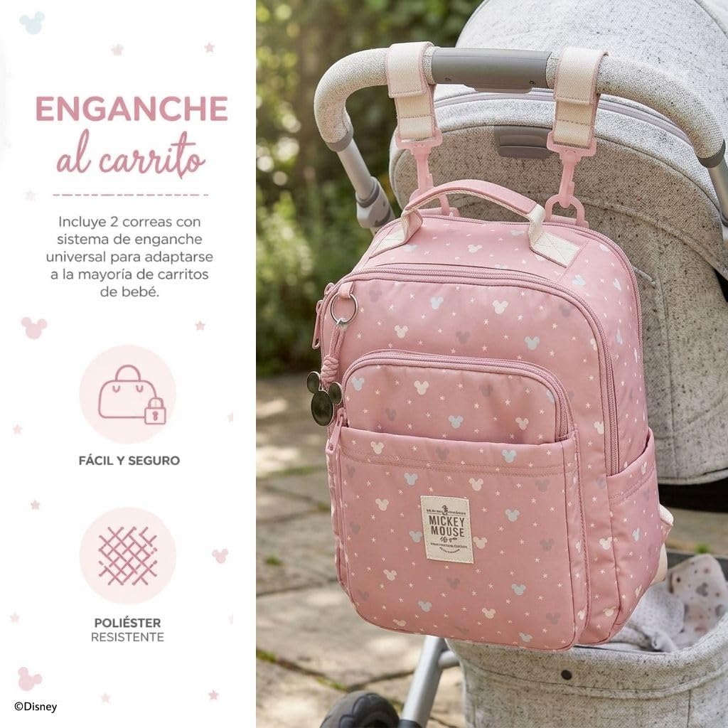 Disney Joumma Luma Mickey Nude Wanderrucksack 27x32x13 cm Polyester 11.2L Spazierrucksack Luma, Spaz