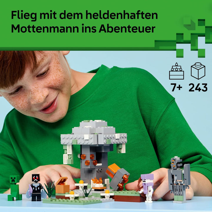 LEGO Minecraft Blasser Garten - Kreatives Spielzeug für Kinder - Spielzeugbiom für Jungen und Mädche