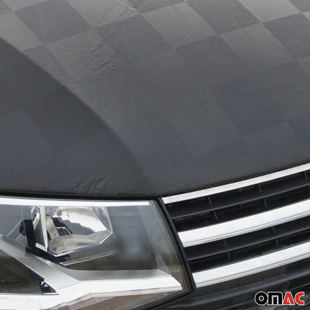 OMAC Haubenbra Steinschlagschutz Bonnet Bra kompatibel mit Mercedes Sprinter 2006-2013 Kariert Karie