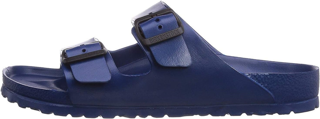 BIRKENSTOCK Herren Arizona Geöltes Leder Weit Pantoletten, 41 EU Navy