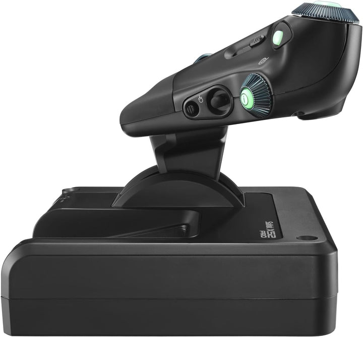 Logitech G Saitek X52 Pro Flight Control System, Schubregler und Stick-Simulationscontroller für Wel
