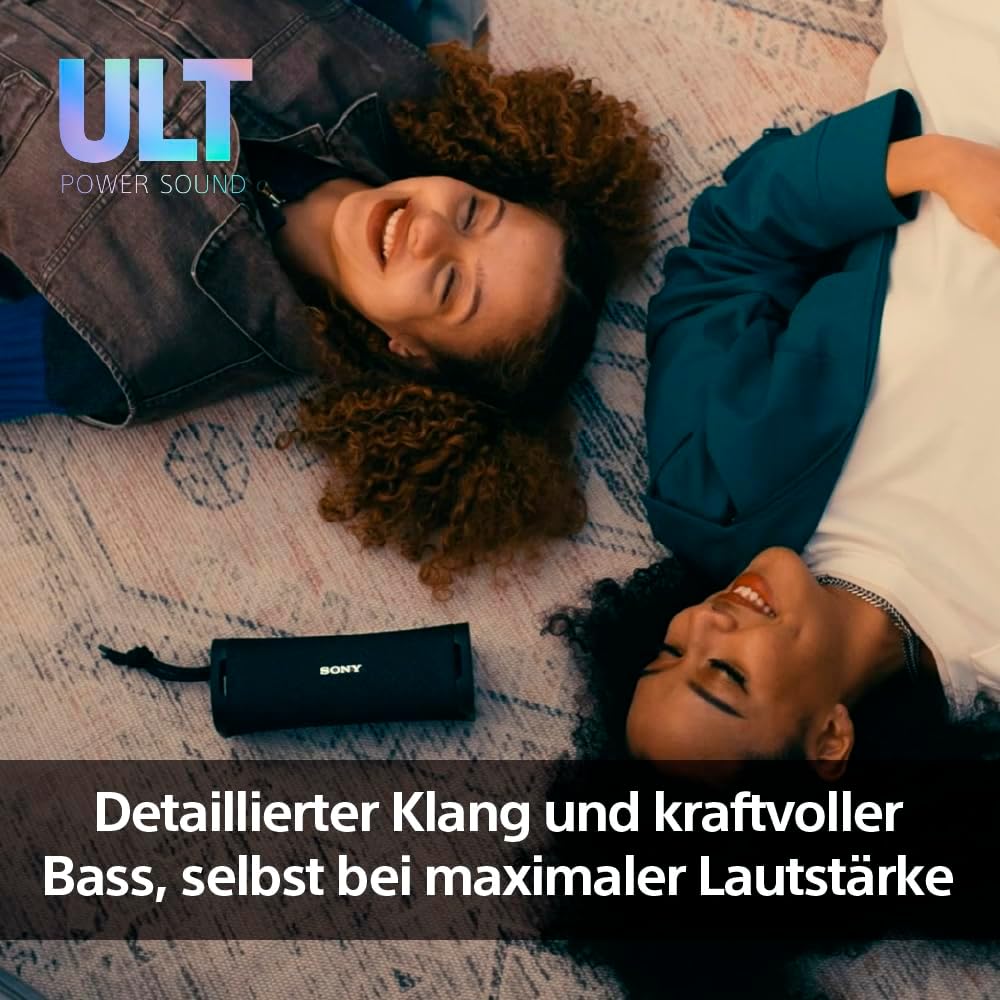 Sony ULT Field 1 - Kabelloser tragbarer Bluetooth-Lautsprecher mit ULT Power Sound, kraftvollem Bass