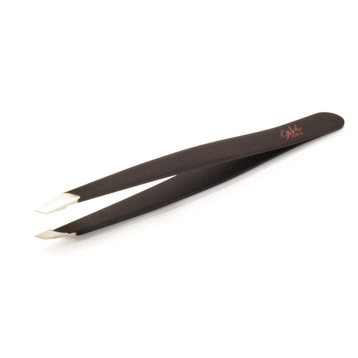 Seki Edge Stainless Steel Slant Tweezer, Black by Seki Edge