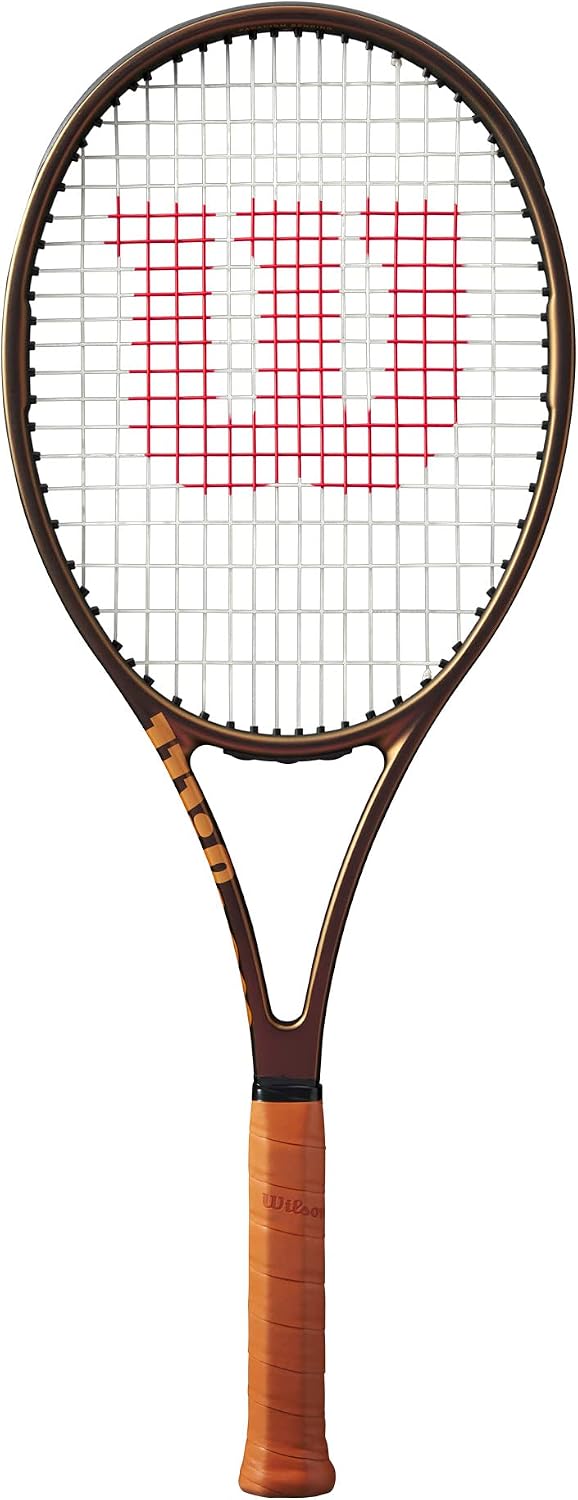 Wilson Pro Staff 97 V14 Performance Grip Size 2 - 4 1/4" Bronze/Orange, Grip Size 2 - 4 1/4" Bronze/