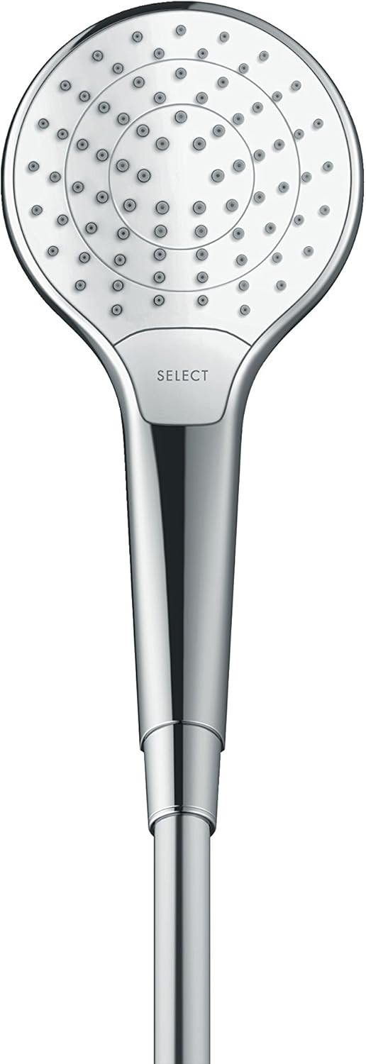 hansgrohe Croma Select S Duschset 0,90m, 3 Strahlarten, Weiss/Chrom Weiss/Chrom 0,90m Set 3 Strahlar