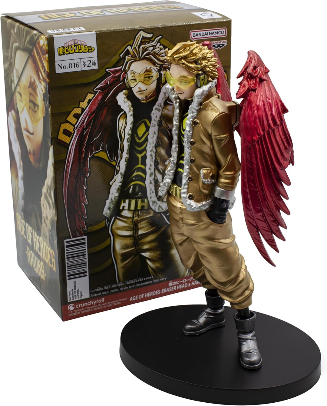 Banpresto My Hero Academia - Hawks - Figurine Age of Heroes 17cm
