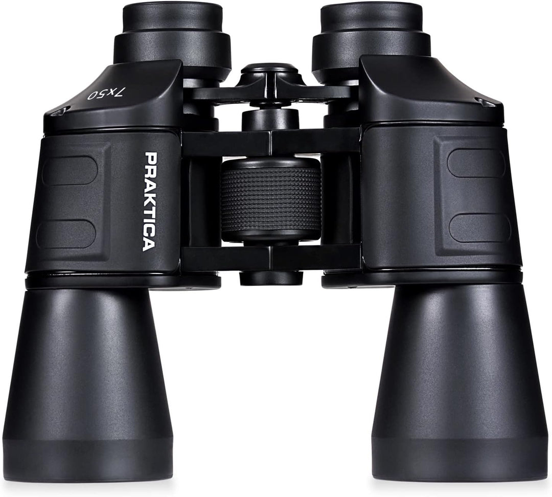 Praktica Falcon 7 x 50 mm Feld-Fernglas-Adapter, Schwarz & Universal Stativhalterung Fernglas & Stat