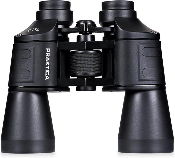 Praktica Falcon 7 x 50 mm Feld-Fernglas-Adapter, Schwarz & Universal Stativhalterung Fernglas & Stat
