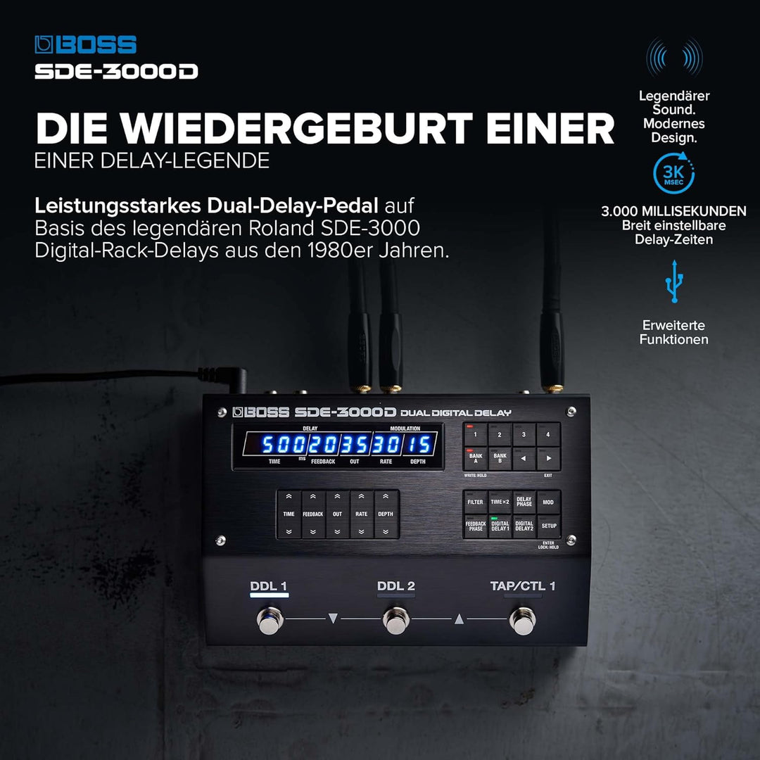 Boss SDE-3000 Dual Delay SDE-3000D, SDE-3000D