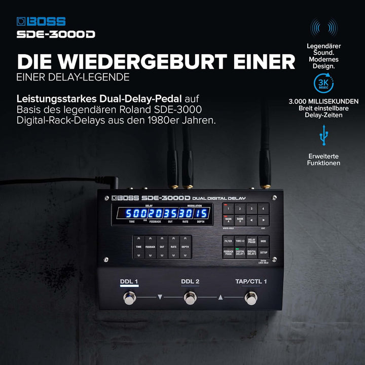 Boss SDE-3000 Dual Delay SDE-3000D, SDE-3000D